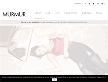 Tablet Screenshot of murmurstore.com